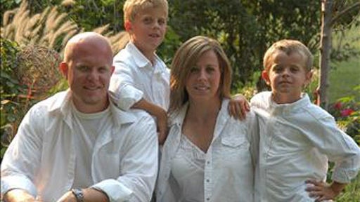 Chris and Sheri Coleman with their sons, Garett and Gavin 