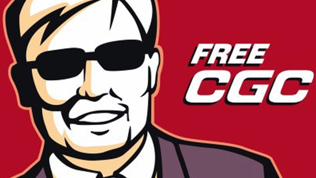 A bumper sticker supporting blind Chinese legal activist Chen Guangcheng is seen in this undated picture provided by the China Aid Association. 