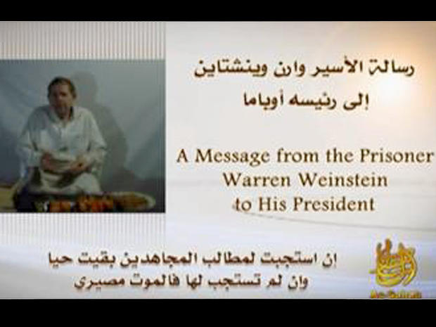 Warren Weinstein is seen in a video released by al Qaeda 