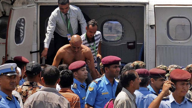 Plane crash survivor is flown for treatment 