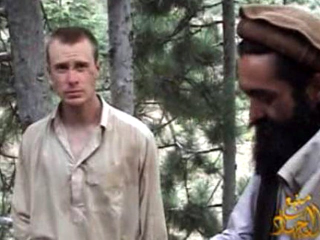 Bowe Bergdahl seen with one of his captors
