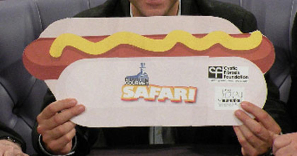 Phantom Gourmet Holding Hot Dog Safari Saturday CBS Boston