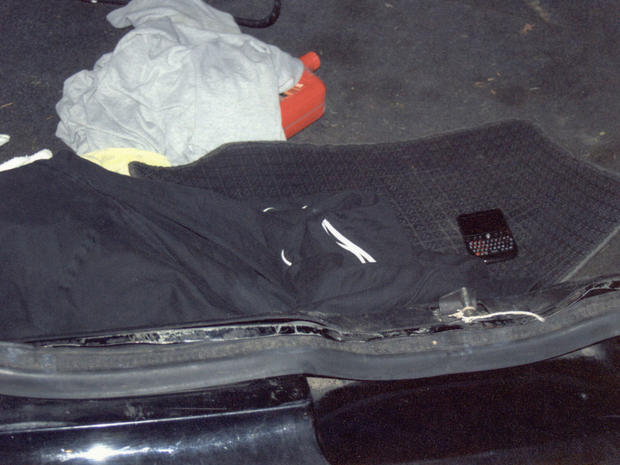 In the trunk of Ledale Nathan Jr's. car, police found Gina Stallis' BlackBerry  