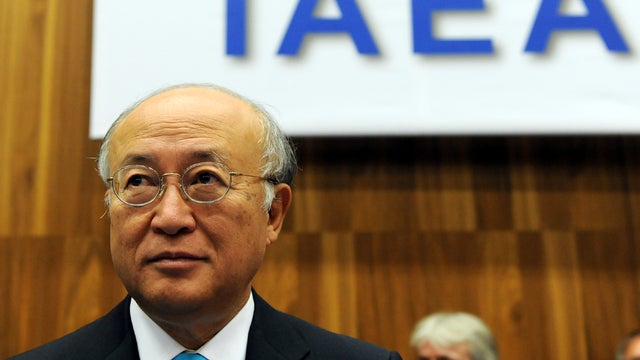International Atomic Energy Agency Director-General Yukiya Amano opens a conference at the agency's headquarters in Vienna Sept. 12, 2011. 