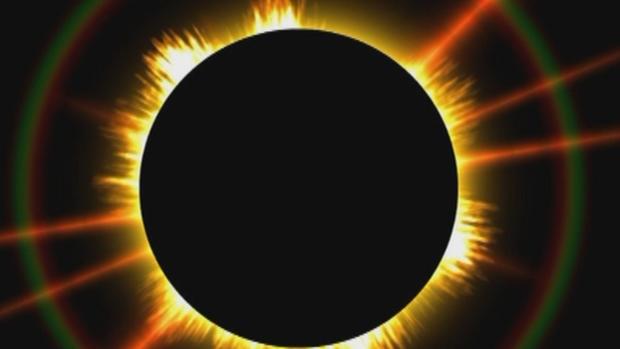 Solar Eclipse Flares 