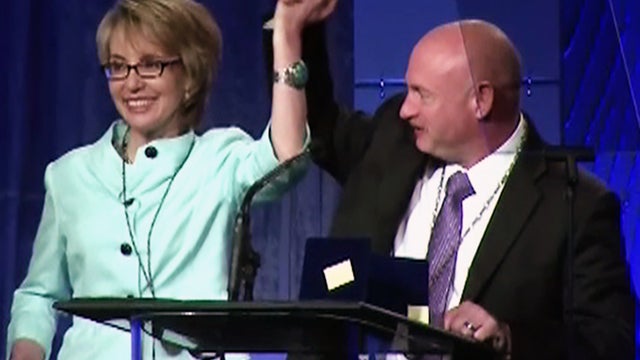 Gabrielle Giffords awarded Medal of Valor 