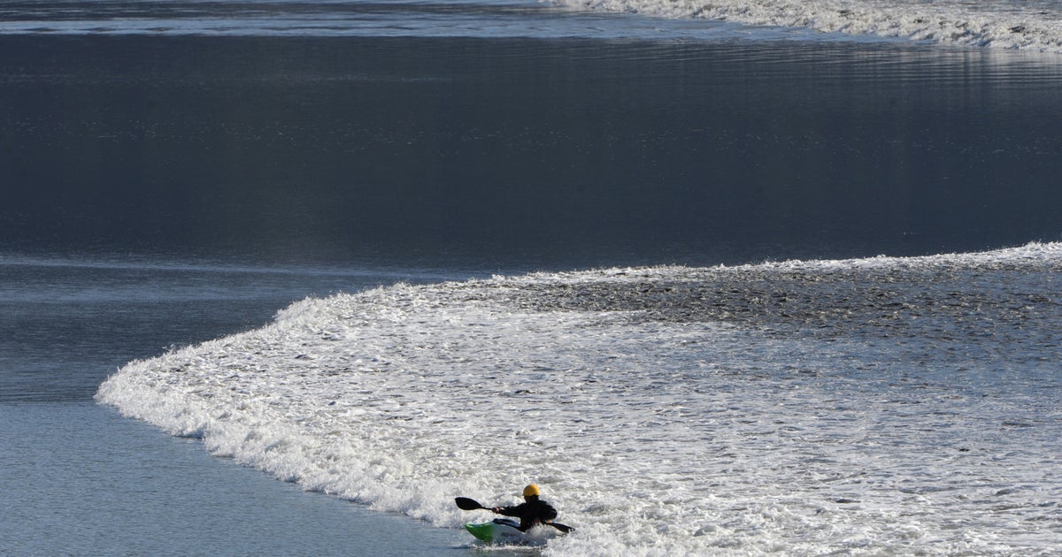 Summer's biggest bore tide draws Alaska surfers, kayakers