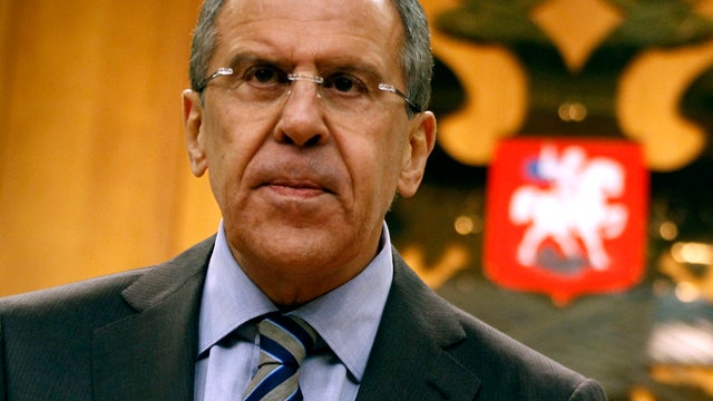 Russian Foreign Minister Sergey Lavrov speaks at a news conference in Moscow June 9, 2012. 