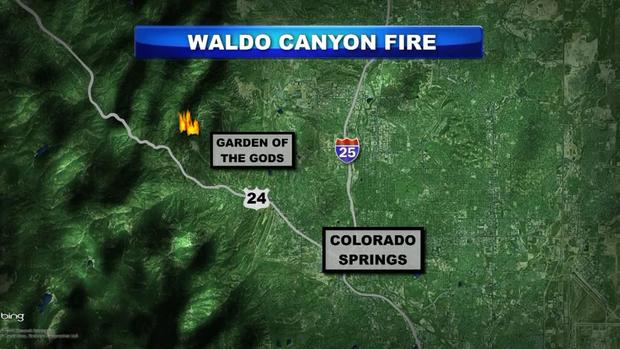 Waldo Canyon Fire Map 