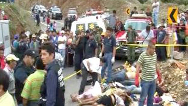 Mexico bus crash 