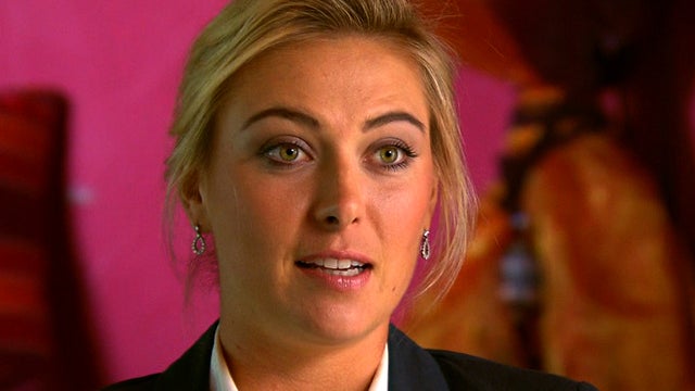 Maria Sharapova during "CBS This Morning" interview with Mark Phillips 