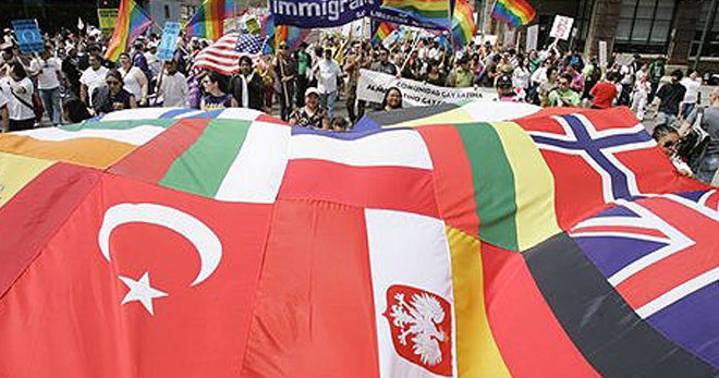 Immigration rallies