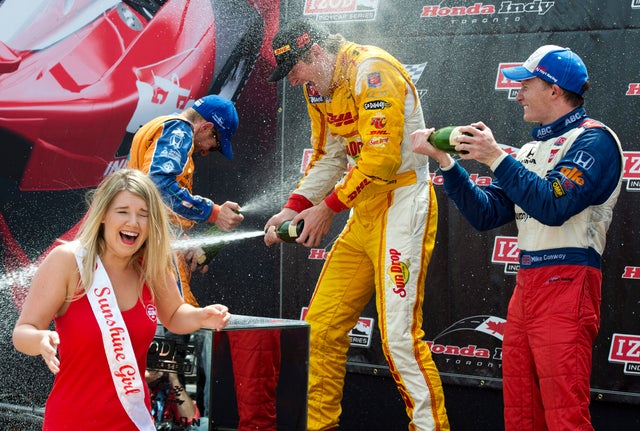 Winner Ryan Hunter-Reay 