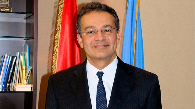 Egyptian U.N. Ambassador Mootaz Ahmadein Khalil 