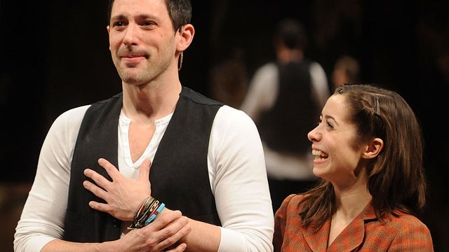 "Once" stars: Steve Kazee and Cristin Milioti 