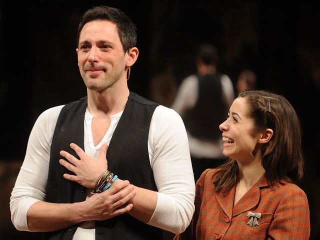 "Once" stars: Steve Kazee and Cristin Milioti 