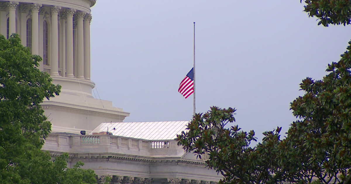 Flags lowered at White House, Capitol CBS News