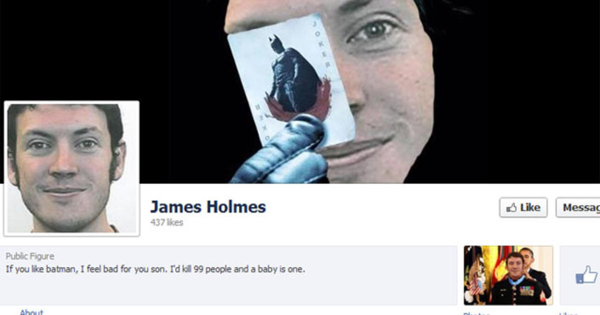pessimist mental Omhyggelig læsning Fan' Creates Facebook Page For James Holmes - CBS Colorado