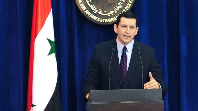 Syria's foreign ministry spokesman Jihad Makdissi 