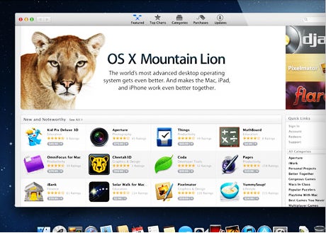 First Look: Mac OS X Mountain Lion