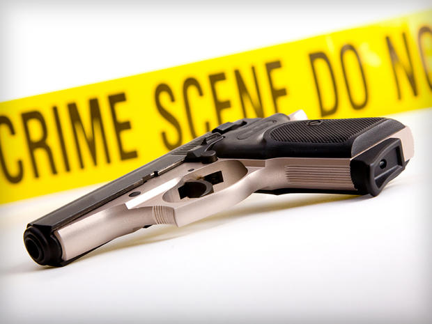 Handgun, Crime Scene Tape 