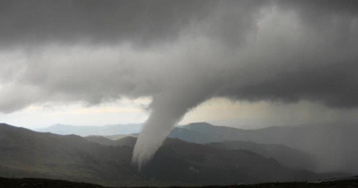 Rare Mountain Tornado Touches Down Near Mount Evans CBS Colorado