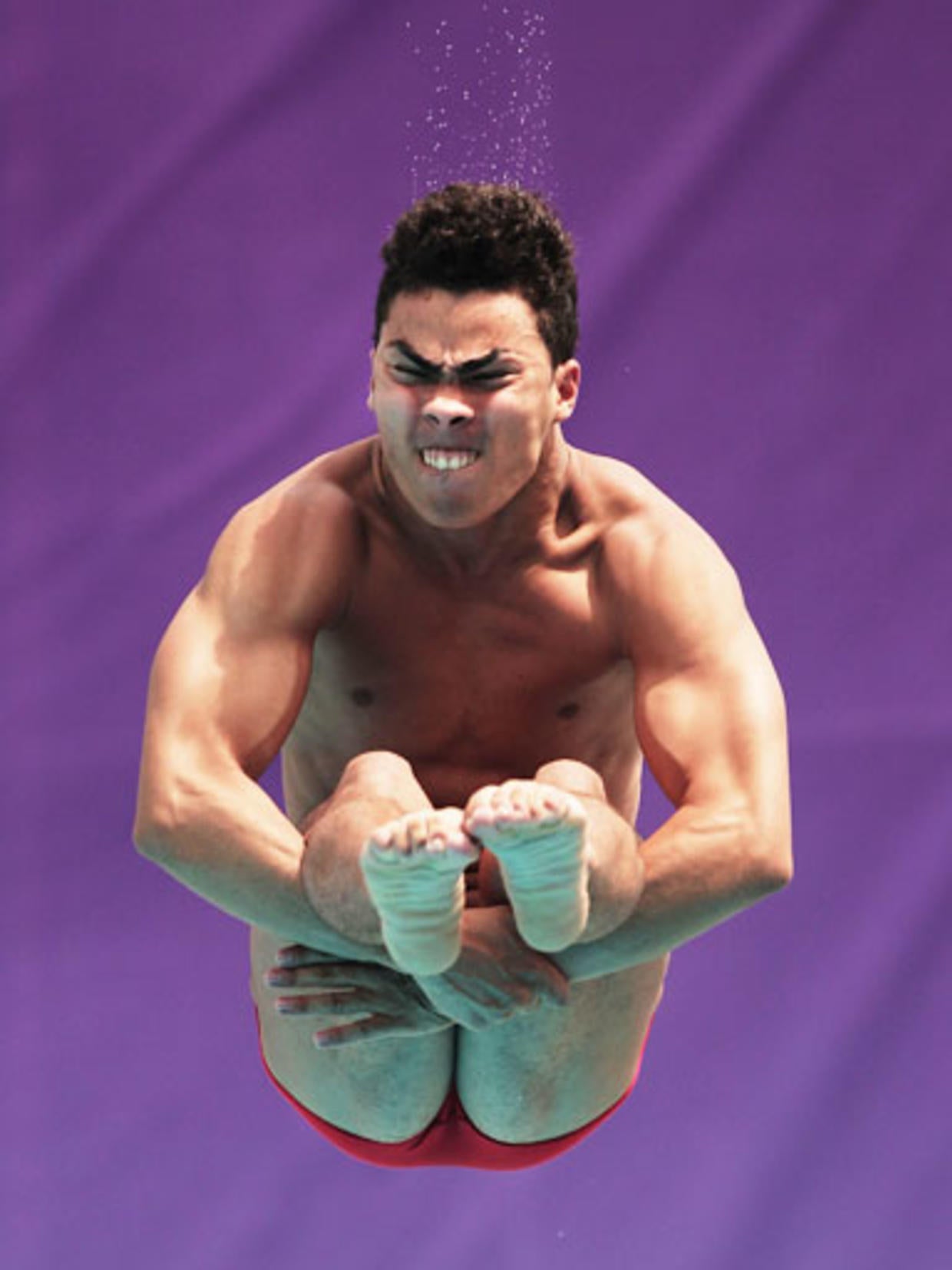 Olympic Divers Funny Faces 6273