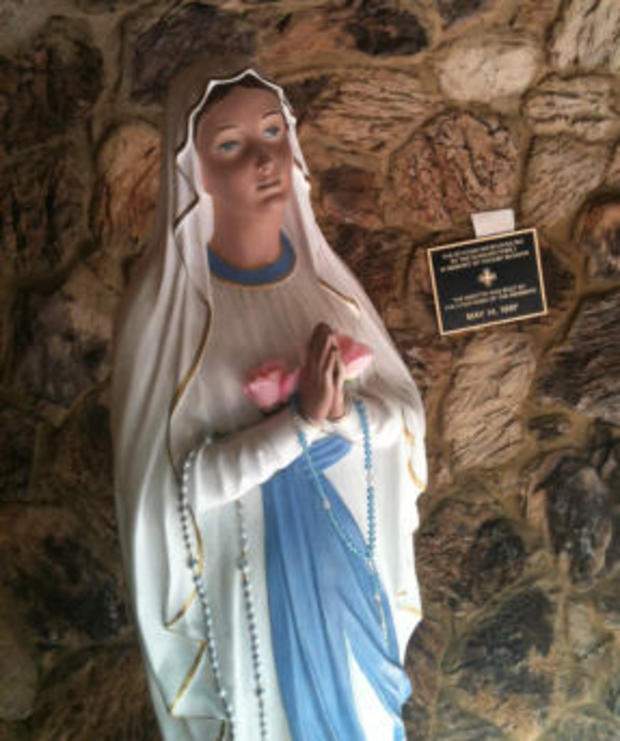 St. Bernadette statue 
