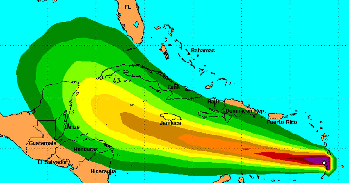 Tropical Storm Ernesto strengthens over Carribean CBS News