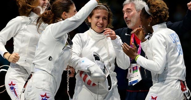 China wins Olympic fencing gold in women's epee team; U.S. takes bronze ...