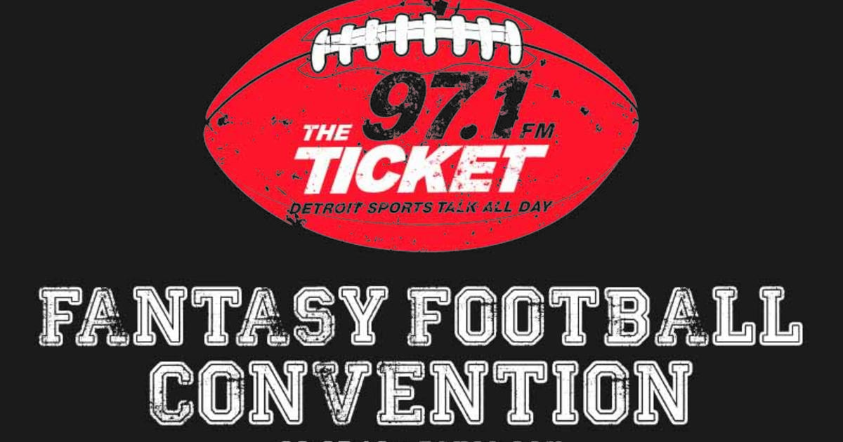 97.1 The Ticket Fantasy Football Convention CBS Detroit
