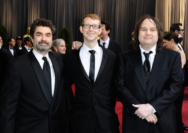 Jason Baldwin arrives at the Academy Awards on Feb. 26, 2012 