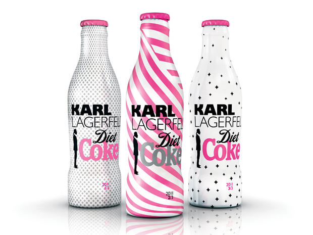 Karl Lagerfeld Diet Coke bottles 