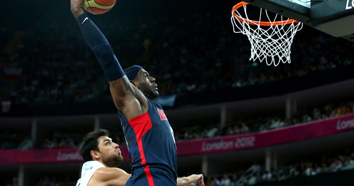 U.S. men beat Argentina, 109-83, in Olympic basketball - CBS News