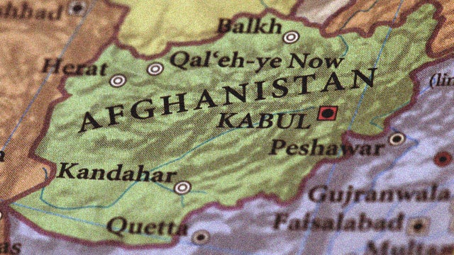 Afghanistan Map  