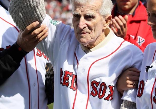 Red Sox honor Johnny Pesky in pregame ceremony, Red Sox