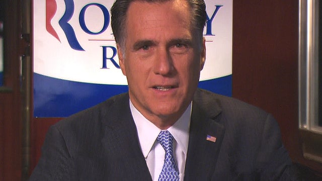 Presidential candidate Mitt Romney 