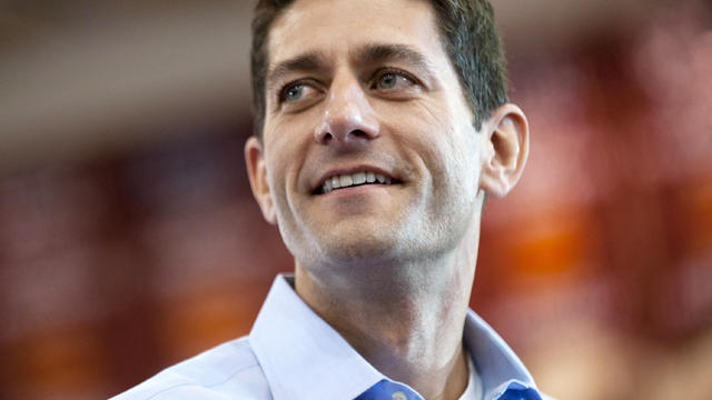 U.S. Rep. Paul Ryan, R-Wis., speaks at a campaign event at Walsh University Aug. 16, 2012, in North Canton, Ohio. 