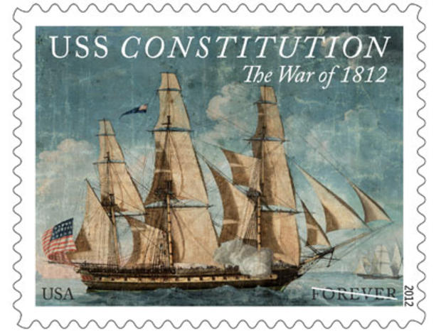 USS Constitution Stamp 