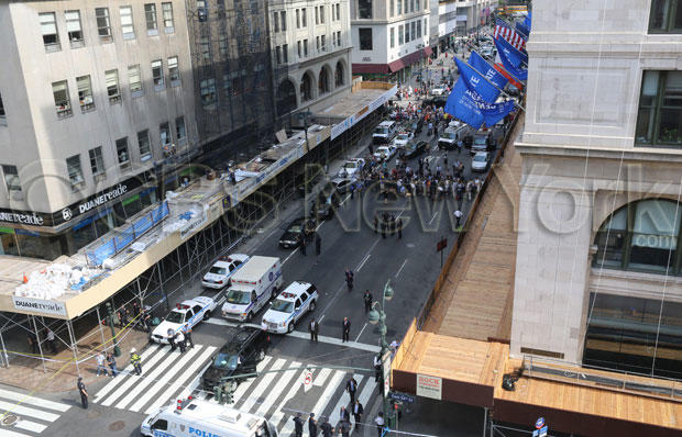 Police at shooting near Empire State Building 