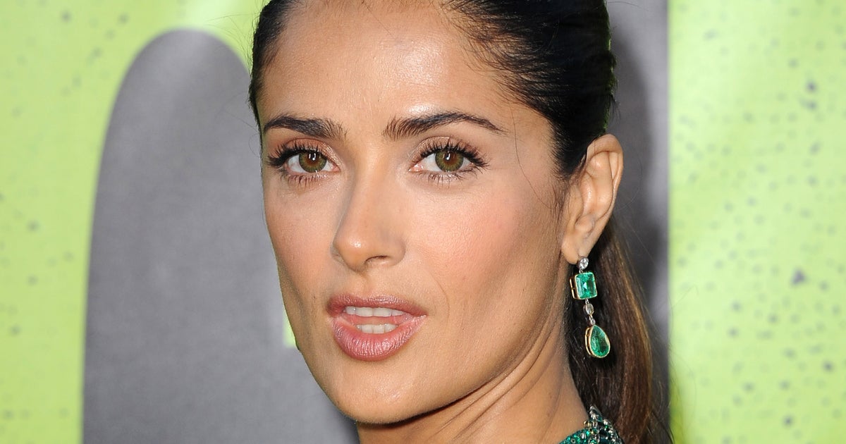 Salma Hayek responds to controversy over German Vogue interview - CBS News