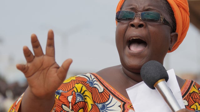 On Saturday, female opposition leader Isabelle Ameganvi called on Togo's women to observe a one-week sex strike beginning Monday, to demand that Togo's president step down 