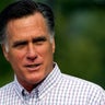 Former Massachusetts Gov. Mitt Romney leaves Brewster Academy after working on convention preparations Aug. 27, 2012, in Wolfeboro, N.H. 