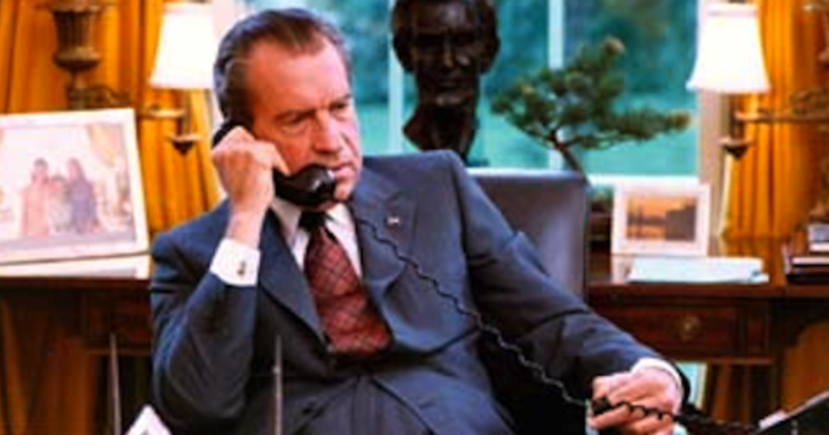 Nixon Tapes Released On Resignation Anniversary Cbs Los Angeles 