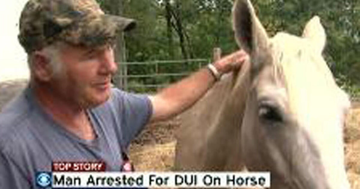 Kentucky man on horse arrested for DUI - CBS News