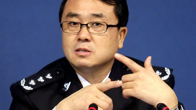 October 2008 file photo shows then-Chonqing city police chief Wang Lijun speaking during news conference in Chongqing, southwestern China. 