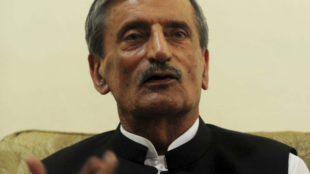 Pakistani Federal Railways Minister Haji Ghulam Ahmed Bilour 