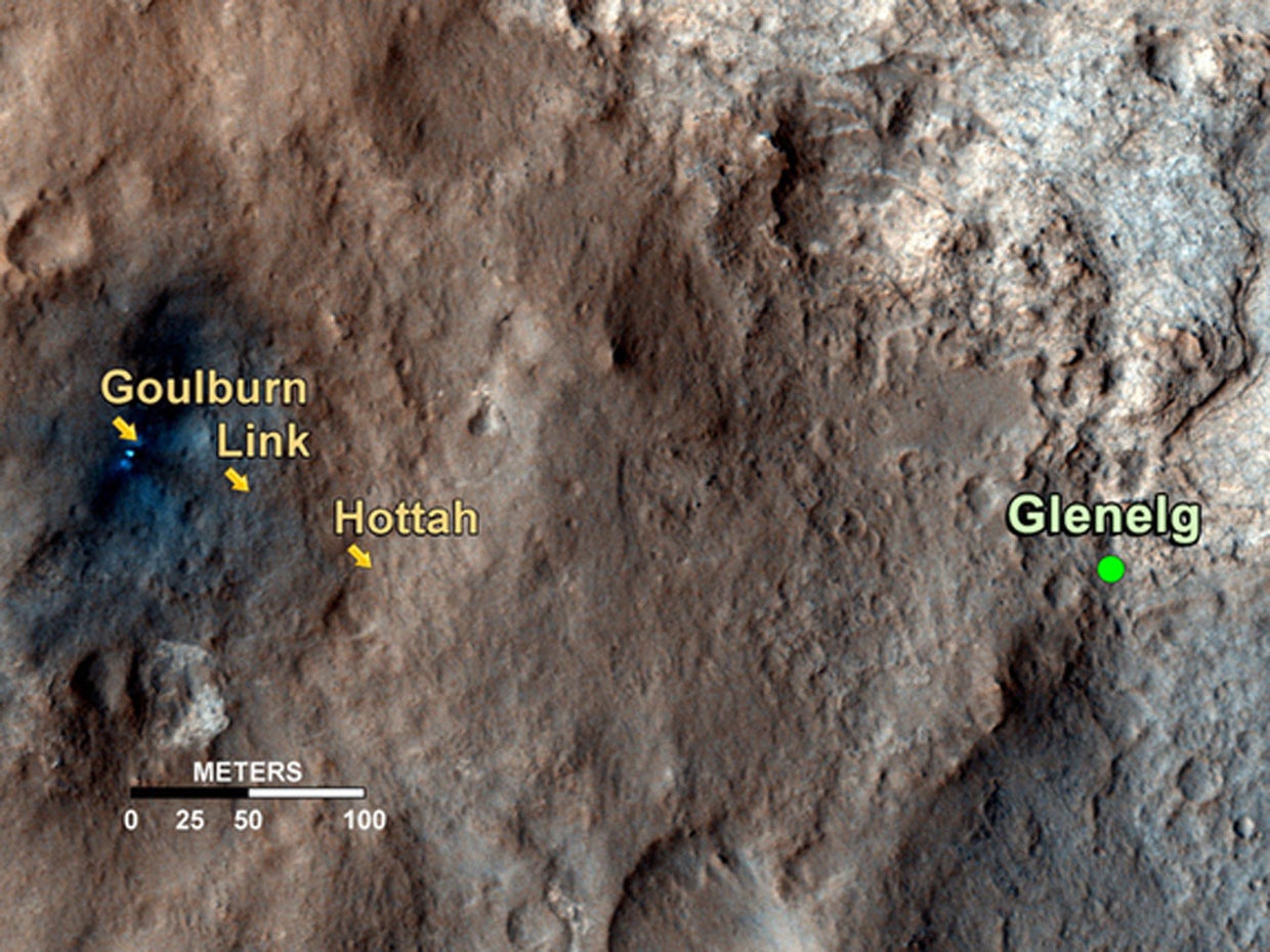 Mars rover Curiosity finds ancient stream bed - CBS News