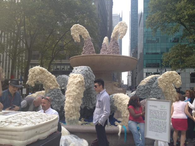Wool Day In Bryant Park 