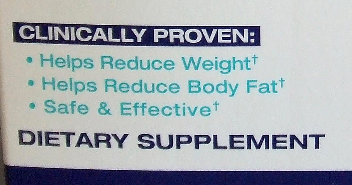 Report: Some dietary supplements illegally labeled - CBS News